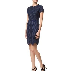 NWT Reiss Anita Navy Dress 8